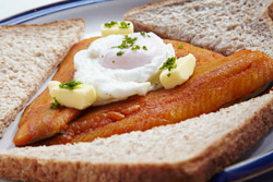 Kippers and a Poached Egg
